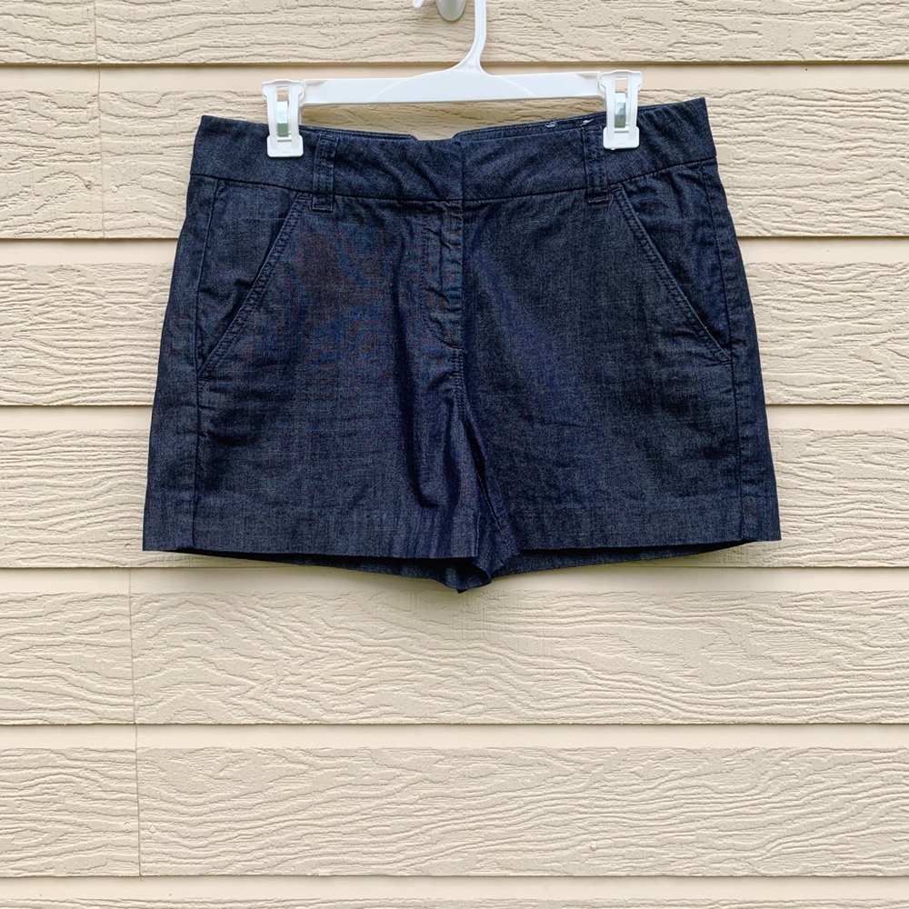 Anne Taylor Loft dark wash Rivera Shorts